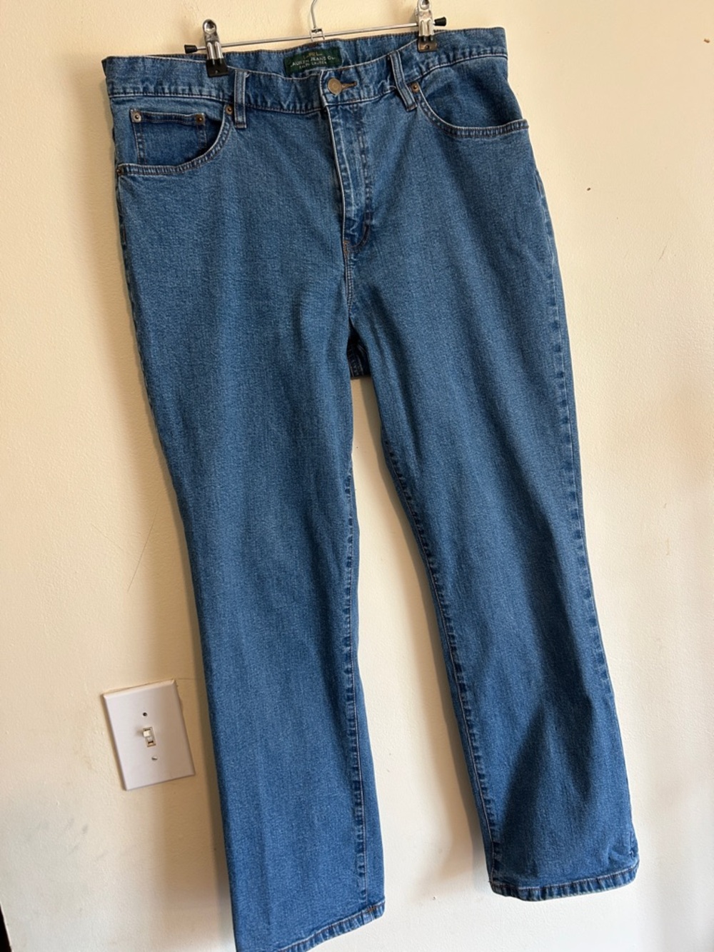VTG Ralph Lauren Classic Straight-Leg Jeans in Blue Denim
